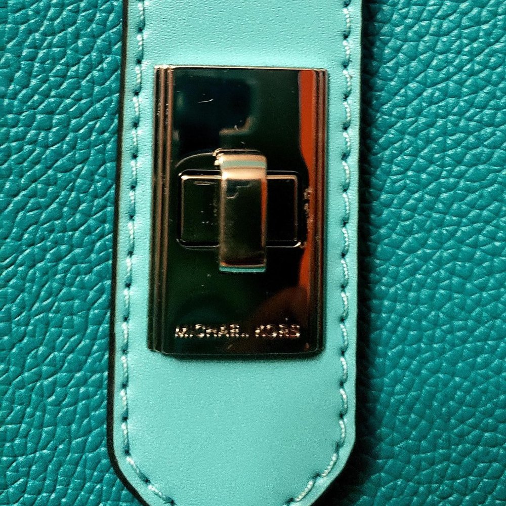 Michael Kors Turquoise Tote Bag - Picture 3 of 8
